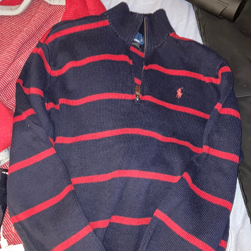 Polo by Ralph Lauren Unisex Half Zip Sweater